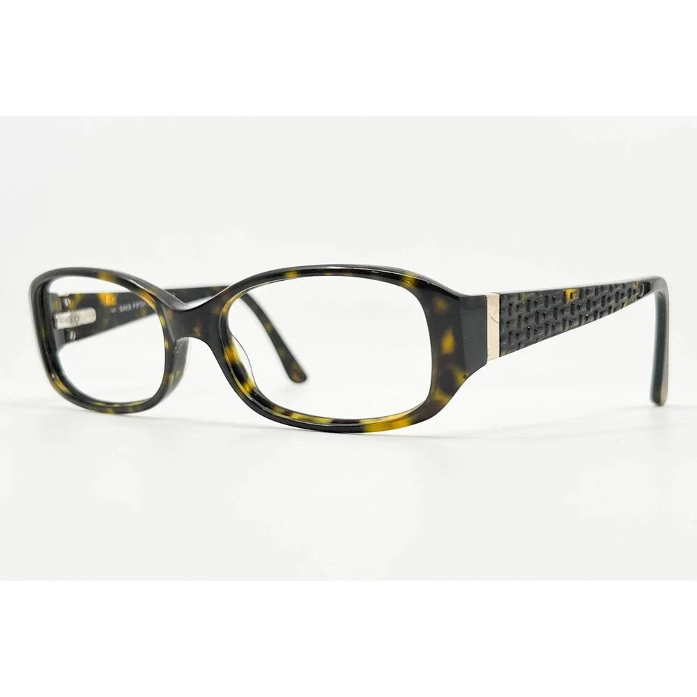 Saks Fifth Avenue Eyeglasses Womens Tortoise SF213 52 16 135 52-16-135